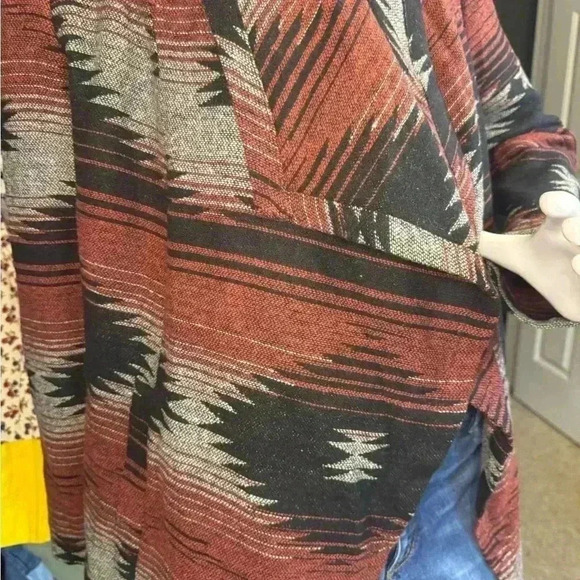 Jack by BB Dakota Women’s Tribal/Aztec Open Cardigan Size M. - Picture 13 of 13
